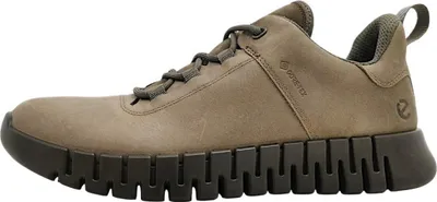 Immagine prodotto di Ecco scarpe da uomo, modello stringate, colore grigio, ideali per il tempo libero