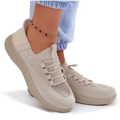 Produktbild von Materialeigene Slip-On Sportschuhe Damen Beig Olive 38