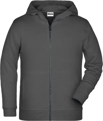 Produktbild von Sweat-Jacke mit Kapuze und Reißverschluss graphite, Gr. L