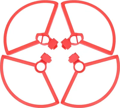 Produktbild von Propellerschutzblätter Schutzringschutz Passend für Mavic Mini 2 DrohnenzubehörRot