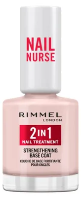 Produktbild von Rimmel London Nail Nurse 2 In 1 Tratamiento De Uñas y Base Coat 12ml