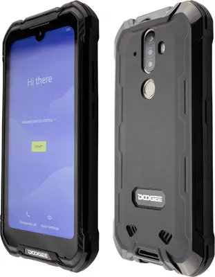 Image de caseroxx Housse de protection TPU compatible avec le Doogee S58 Pro, étui en caoutchouc pour téléphone portable noir