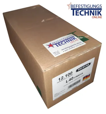 Produktbild von Prebena Klammern L 40mm CNK verzinkt 4C-L50 G5562 Bostitch S5 Senco N Würth 155 BEA  KL-26 12,1M