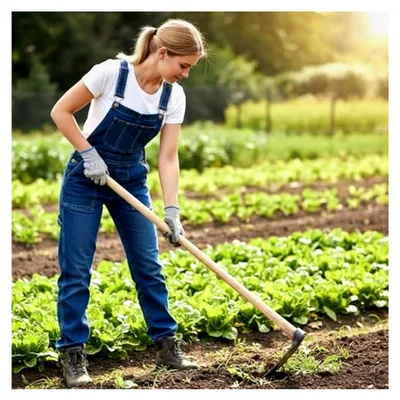 Produktbild von Gartenwerkzeug – robuster Kohlenstoffstahl | Handhacke für den Garten – für Erde, Rasen und Wurzeln