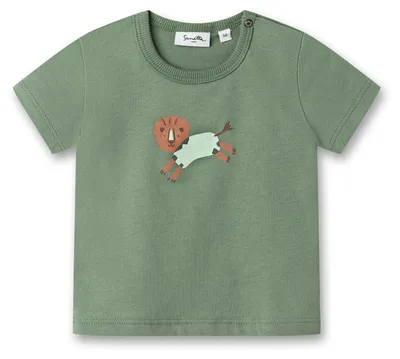 Produktbild von Sanetta Pure Jungen T-Shirt grün Löwe 68
