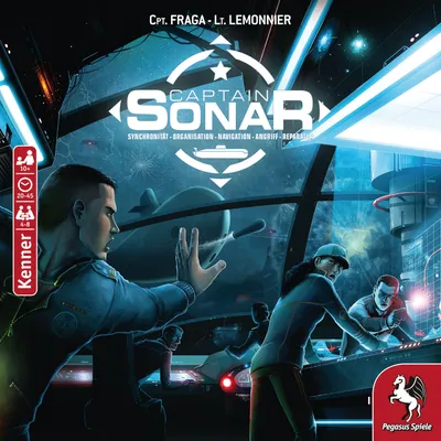 Produktbild von Pegasus Captain Sonar, Brettspiel, Detektiv, 10 Jahr(e), 20 min, 45 min