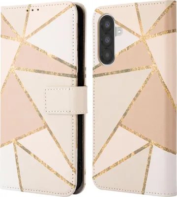 Zdjęcie produktu dla imoshion Design Bookcase dla Samsung Galaxy A36 - Beżowa grafika