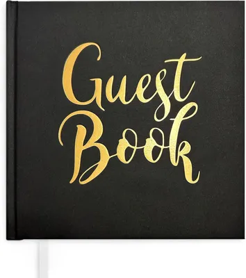 Produktbild von Gästebuch Vintage Stil, 72 Seiten, dickes Papier, ohne Druck, für Hochzeiten