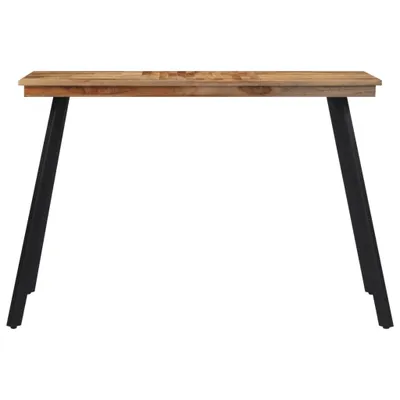 Image de vidaXL Table de salle à manger 120x62x76 cm en teck massif