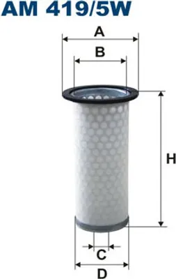 Obrázek produktu pro Vzduchový filtr MANN-FILTER CF 84 x