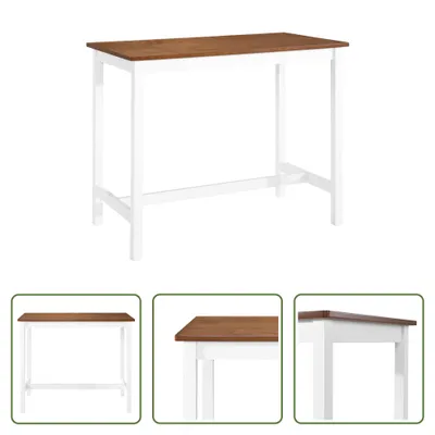 Produktbild von The Living Store Bartisch Massivholz 108x60x91 cm