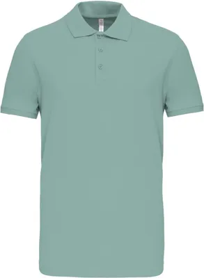 Produktbild von Kariban Herren Polo-Shirt Polohemd Poloshirt Polo Arbeit Freizeit Shirt, Größe:3XL, Farbe:Sage