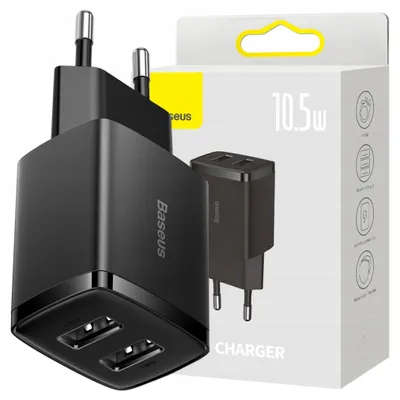 Produktbild von Baseus Compact, Drinnen, AC, 5 V, Schwarz