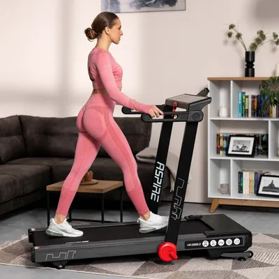 Produktbild von Hop-Sport Laufband für Zuhause Aspire HS-2500LB - elektrisches Laufband mit USB- und Bluetooth, bis 18km/h, bis 150 kg belastbar, Motor 3,0 HP