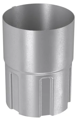 Produktbild von BRYZA Fallrohrverbinder verzinkt Ø 100 mm, Naturzink