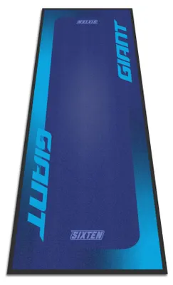 Zdjęcie produktu dla Mata pod rower stacjonarny Giant 65x180 SIXTEN – mata tłumiąca wibracje i hałas do rowerów stacjonarnych – ochrona podłogi do jazdy na rowerze w pomieszczeniach – trwała i przyjazna dla środowiska