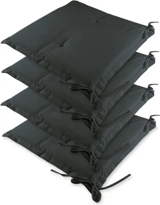 Immagine prodotto di Detex 4x Cuscini per Sedia Sydney Resistenti all’Acqua Cuscino coprisedia Interno Esterno antracite