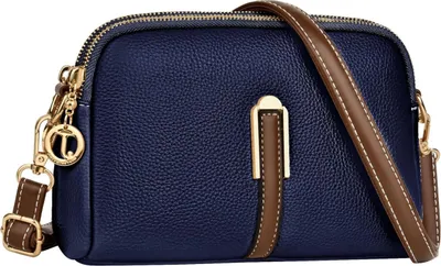 Obrázek produktu pro TEUEN Malá taška přes rameno Dámská kožená crossbody taška Měkký mobilní telefon taška přes rameno