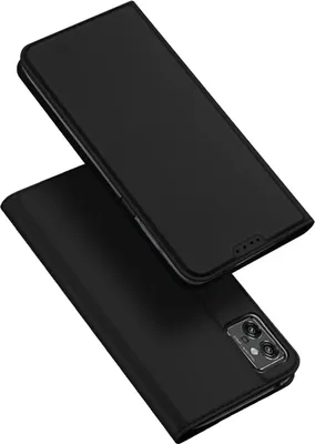 Immagine prodotto di Custodia a libro compatibile con Motorola Moto G32 custodia a portafoglio con funzione di supporto, slot per schede nero