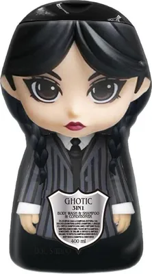 Obrázek produktu pro Gothic Gelový šampon a kondicionér 3W1 pro prokleté vlasy s ostružinovými pruhy 400 ml