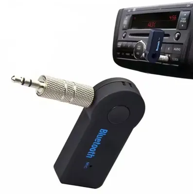 Image de Récepteur audio sans fil – Récepteur Bluetooth – Pour voiture – Récepteur Bluetooth – Adaptateur audio A2DP 35 mm – 1 pièce – CHPN