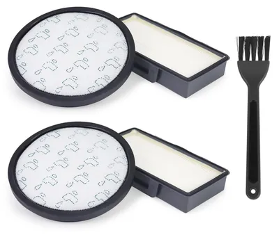 2 HEPA-Filter + 2 Schaumstofffilter für Rowenta RO69xx/RO72xx