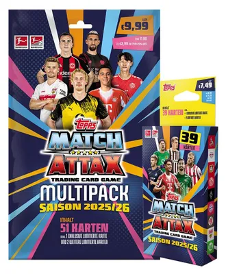 Image de Topps Match Attax Bundesliga 2025/26 - 1 paquet + 1 lot