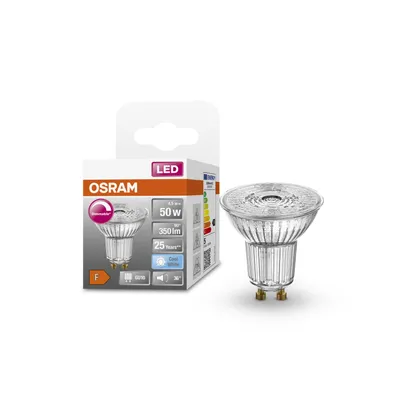 Productafbeelding van Osram LED Leuchtmittel Glas Reflektor PAR16 4,5W = 50W GU10 350lm Neutralweiß 4000K 36° DIMMBAR
