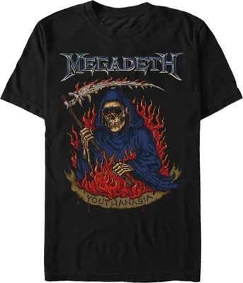 Produktbild von Megadeth - "Youthanasia" T-Shirt für Herren/Damen Uni RO14041 (L) (Schwarz)