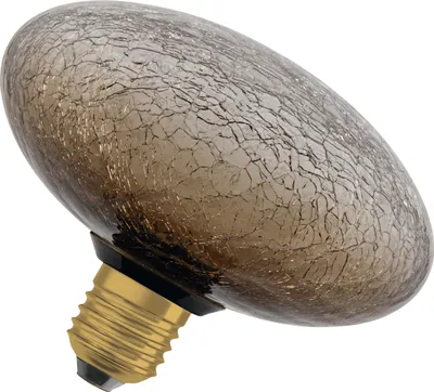 Produktbild von OSRAM DECOR LED LAMP IN CRACKED GLASS in flach-Form, LED-Lampe, Matt, 3,5 W, 300 lm, 2700 K, CRI 80
