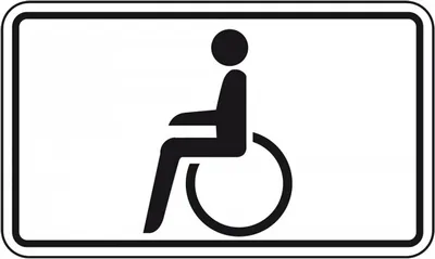 Produktbild von Schild I Hinweisschild Behindertensymbol, Aluminium Typ 0, reflektierend, 600...