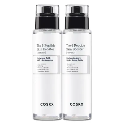 Produktbild von COSRX The 6 Peptide Skin Booster Collagen Serum Gesichtsserum mit Hyaluronsäure, 2x 150ml