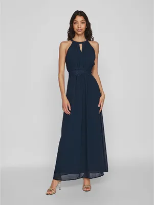Produktbild von Vila Milina Halter ärmelloses Midikleid 36 Frau 36