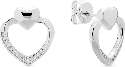 Image de Jette - 89208108 - Boucles d'oreilles - Femme - Argent 925 - Rhodié poli avec zirconium