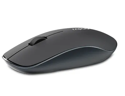 Produktbild von Rapoo 3510, Beidhändig, Optisch, RF Wireless, 1000 DPI, Grau