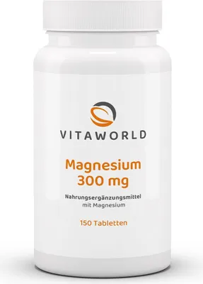 Produktbild von Vitaworld Magnesium 300 Tabletten, 150 St. Tabletten
