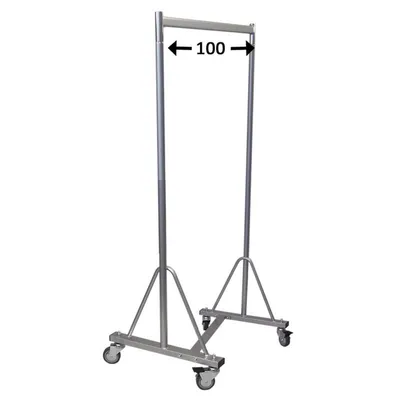 Image de Portemanteau professionnel, très stable, hauteur fixe 160 cm, sur roulettes