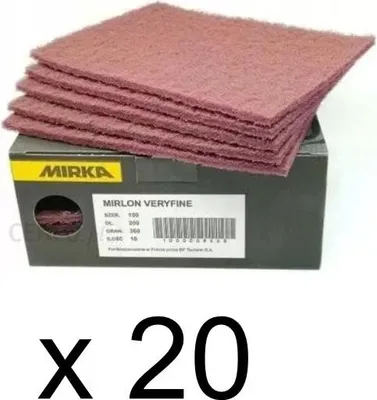 Produktbild von MIRKA MIRLON VLIES-SCHLEIFBLÄTTER P360 x 20 Stück