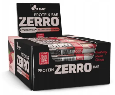 Obrázok produktu pre Proteínová tyčinka Mr. Zerro s malinovou príchuťou 50 g