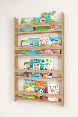 Immagine prodotto di Libreria per bambini Nestly in stile Montessori 120 x 74 cm in pino