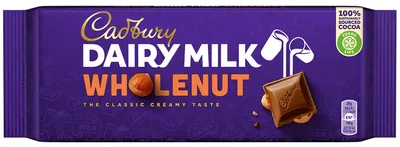 Produktbild von Cadbury Dairy Milk Wholenut 180g