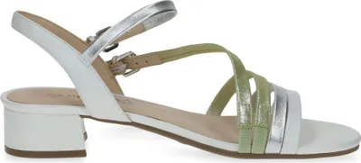 Produktbild von Caprice Damen Sandale Riemchensandale Leder 9-28200-20, Größe:40.5 EU, Farbe:Weiß