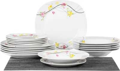 Produktbild von PRIMA DECO AURA Botanica 18-teiliges Tafelset