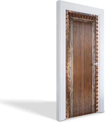 Produktbild von Selbstklebende Türfolien Kreativ Türtapeten Wandsticker - Holztür - 75 x 205 cm