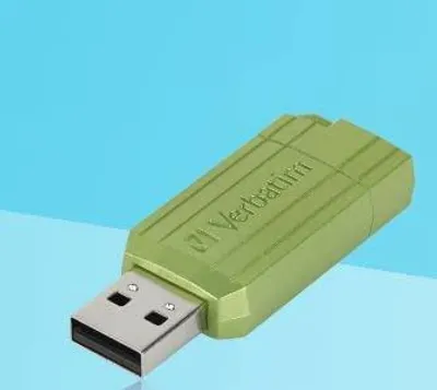 Immagine prodotto di Chiavetta USB PinStripe di Verbatim da 128 GB USB Type-A 2.0 verde (49462)
