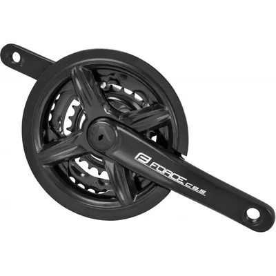 Produktbild von Force Alu Kurbel 42/34/24 Zähne Armlänge 170mm für 6 bis 8 Fach