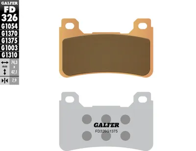 Immagine prodotto di Guarnizioni per freni GALFER "FD326 Set G1375, Sinterm