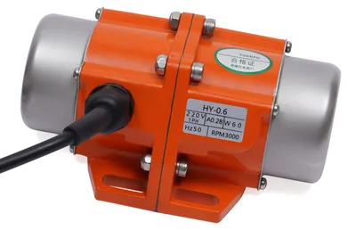 Produktbild von Vibrationsmotor, 60W Leistung, 3000U/min Geschwindigkeit, orange