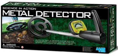 Metall-Detektor, verstellbar 43–80 cm, LCD-Display, Suchspule 10 cm
