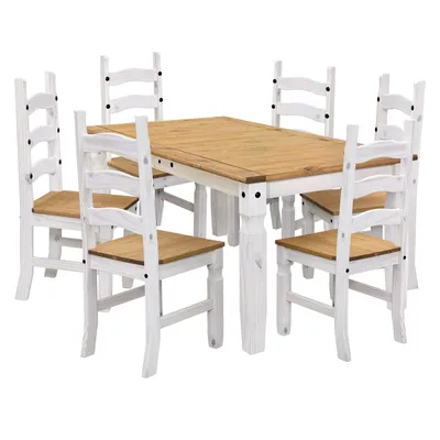 Obrázok produktu pre Jedálenský stôl  16110B + 6 stoličiek  160204B